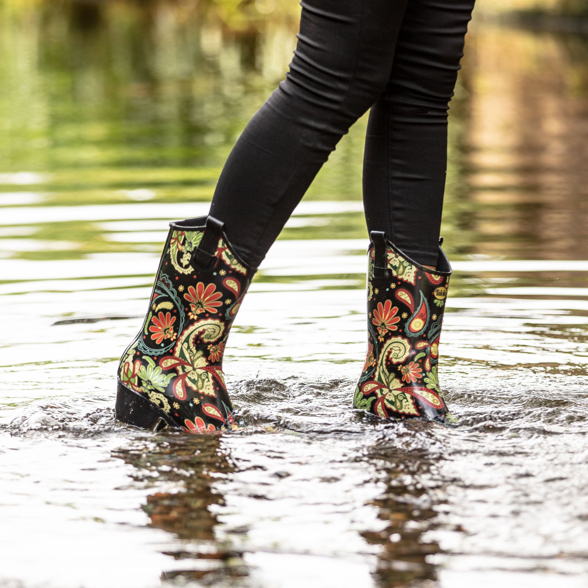 Paisley Vibe cowboy boot wellies